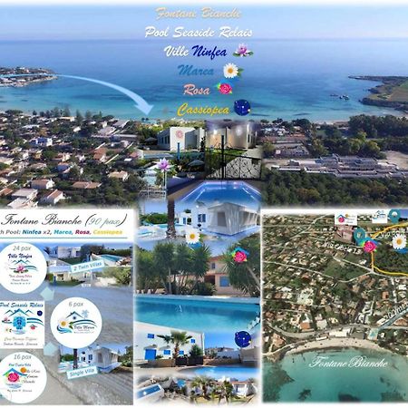 Pool Seaside Relais - Ville Ninfea, Marea, Rosa E Cassiopea Fontane Bianche Luaran gambar
