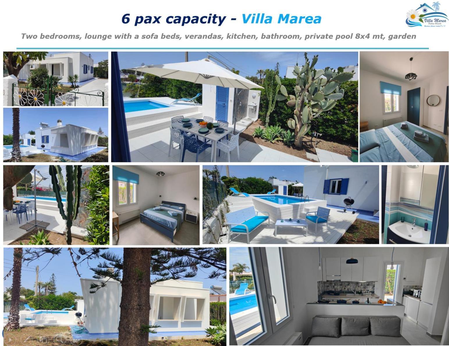 Pool Seaside Relais - Ville Ninfea, Marea, Rosa E Cassiopea Fontane Bianche Luaran gambar