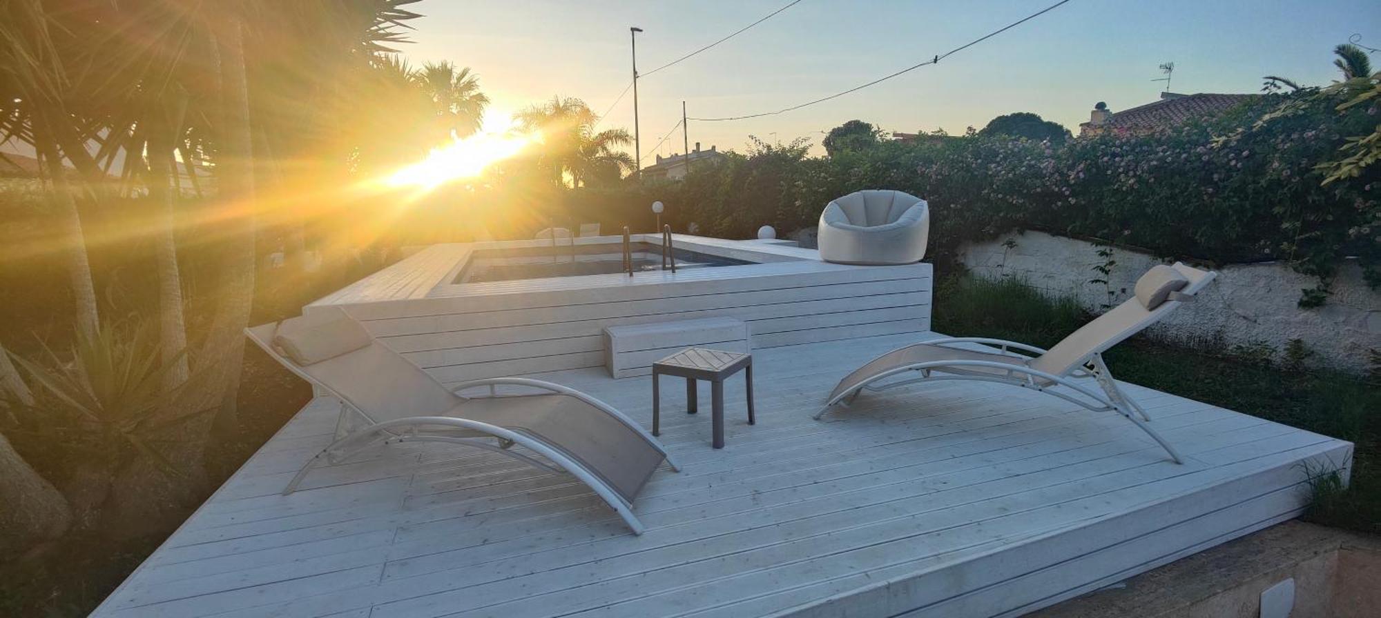 Pool Seaside Relais - Ville Ninfea, Marea, Rosa E Cassiopea Fontane Bianche Luaran gambar