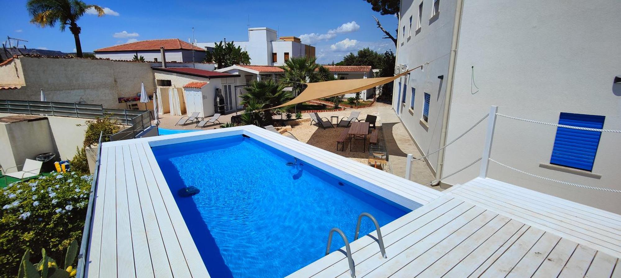 Pool Seaside Relais - Ville Ninfea, Marea, Rosa E Cassiopea Fontane Bianche Luaran gambar