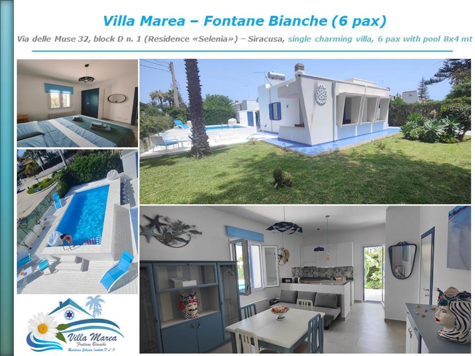 Pool Seaside Relais - Ville Ninfea, Marea, Rosa E Cassiopea Fontane Bianche Luaran gambar