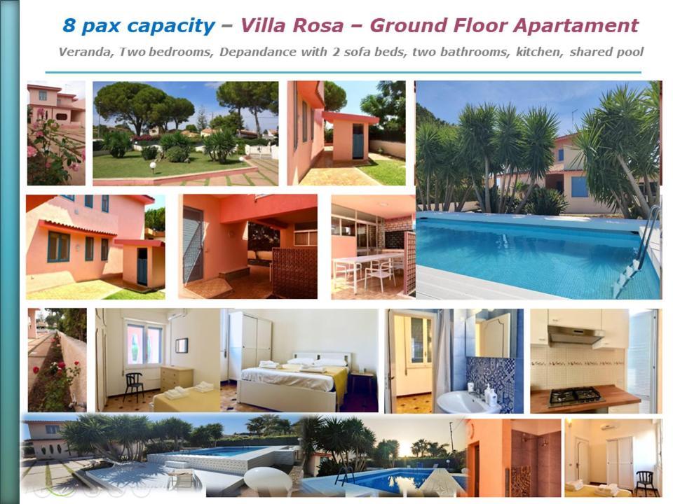 Pool Seaside Relais - Ville Ninfea, Marea, Rosa E Cassiopea Fontane Bianche Luaran gambar