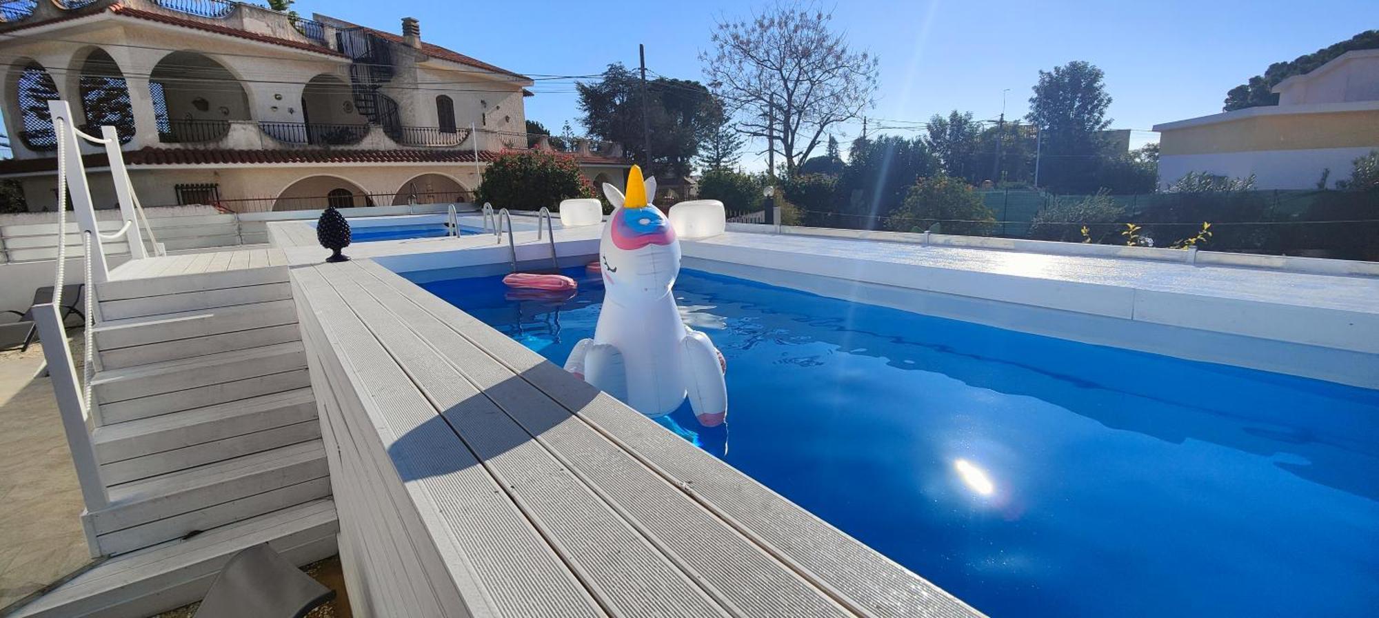 Pool Seaside Relais - Ville Ninfea, Marea, Rosa E Cassiopea Fontane Bianche Luaran gambar