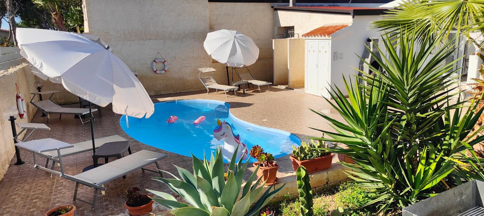 Pool Seaside Relais - Ville Ninfea, Marea, Rosa E Cassiopea Fontane Bianche Luaran gambar