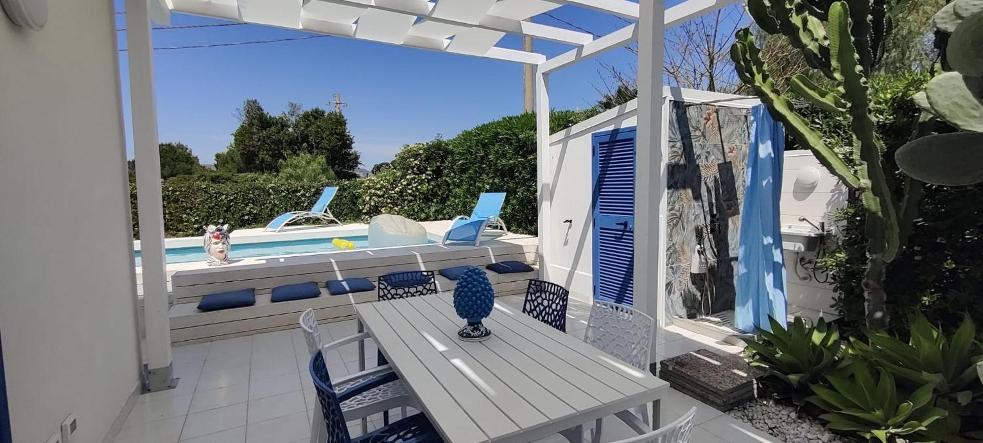 Pool Seaside Relais - Ville Ninfea, Marea, Rosa E Cassiopea Fontane Bianche Luaran gambar
